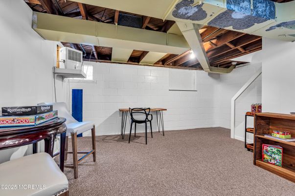 Interior, Stone Walls, Wooden Beams