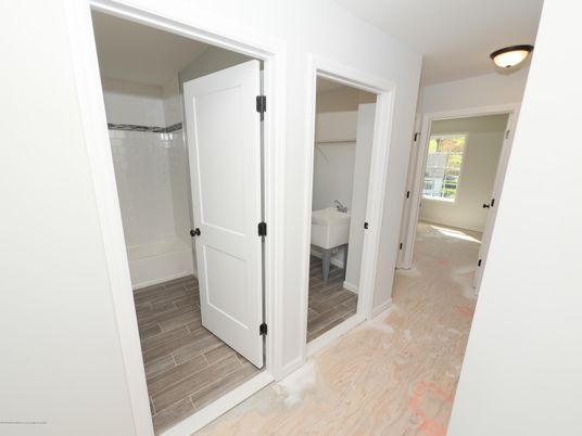 Bathroom, Interior, Marble, Wood Texture Flooring