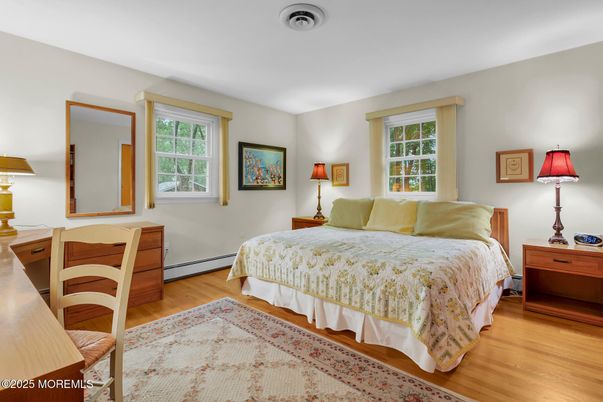 Bedroom, Interior, Wood Texture Flooring