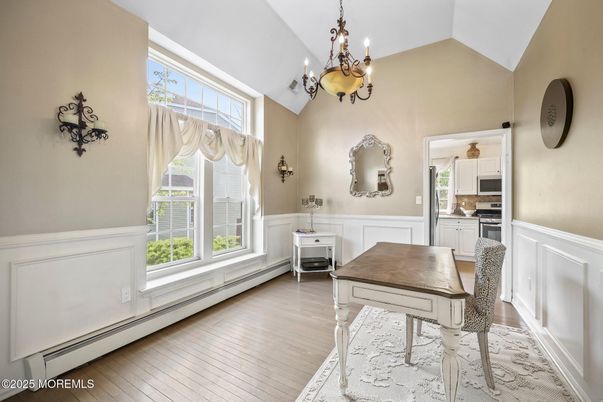 Chandelier, Interior, Wood Texture Flooring