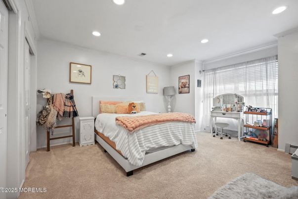 Bedroom, Interior, Recessed Lighting