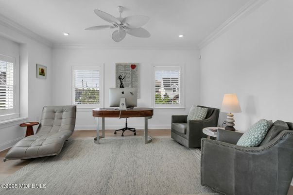 Home Office, Interior, Recessed Lighting