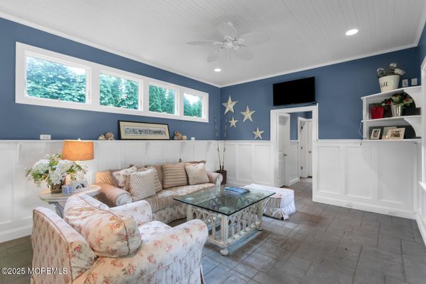 Interior, Living room, Recessed Lighting