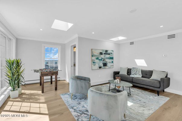 Game Room, Interior, Living room, Recessed Lighting, Wood Texture Flooring