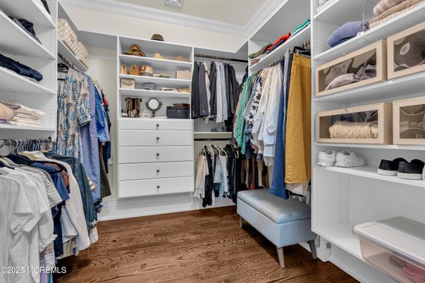 Interior, Walk-in Closets, Wood Texture Flooring