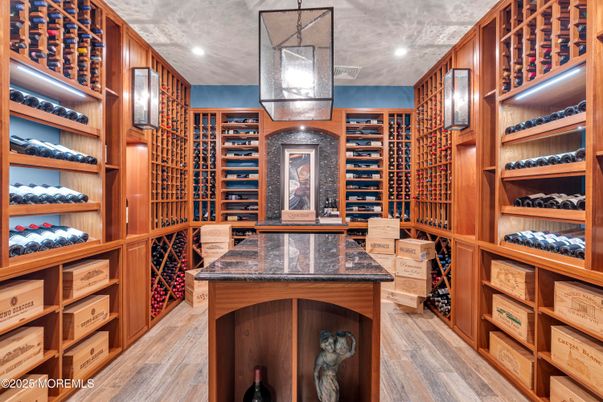 Interior, Recessed Lighting, Wine Storage, Wood Texture Flooring