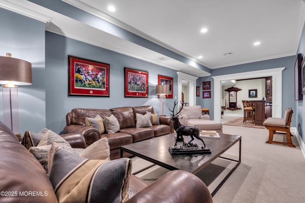 Interior, Living room, Recessed Lighting