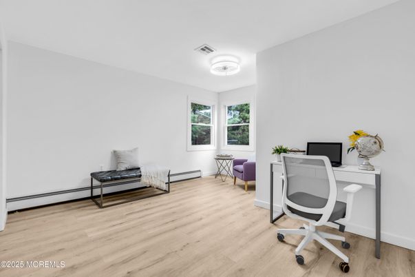 Home Office, Interior, Wood Texture Flooring
