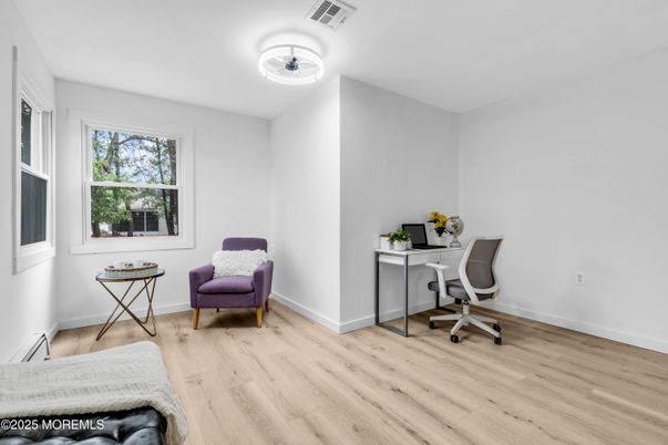 Home Office, Interior, Wood Texture Flooring