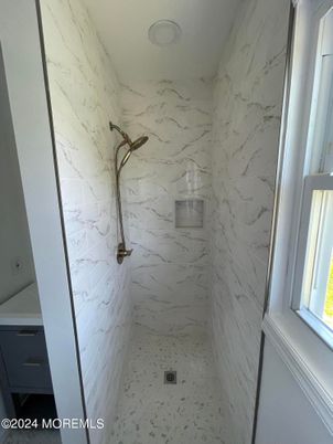 Bathroom, Interior, Marble Walls