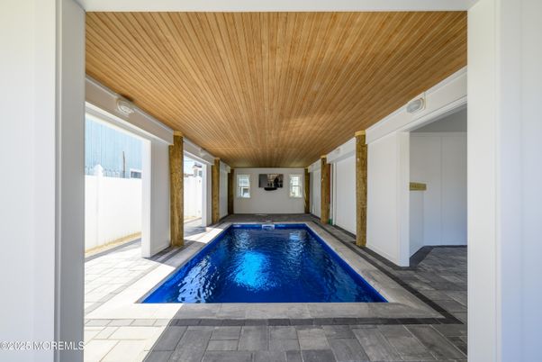 Interior, Pool, Wooden Ceilings