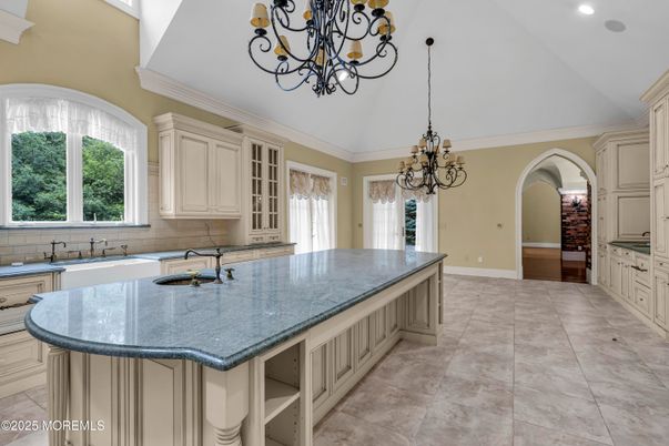Chandelier, Interior, Kitchen, Recessed Lighting