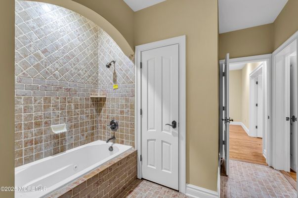 Bathroom, Interior, Wood Texture Flooring