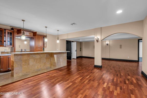 Interior, Pendant Lights, Recessed Lighting, Wood Texture Flooring