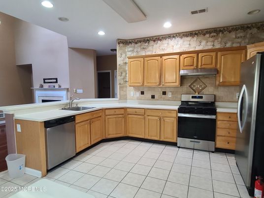Interior, Kitchen, Recessed Lighting, Stainless Steel Appliances