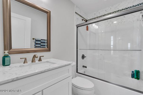 Bathroom, Glass Shower, Interior, Marble Walls