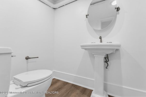 Bathroom, Interior, Wood Texture Flooring
