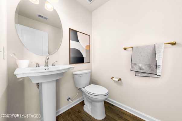 Bathroom, Interior, Wood Texture Flooring