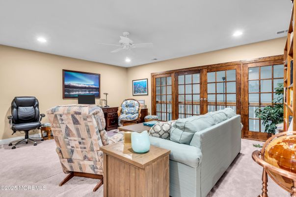 Home Office, Interior, Living room, Recessed Lighting