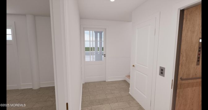 Elevator, Interior, Recessed Lighting