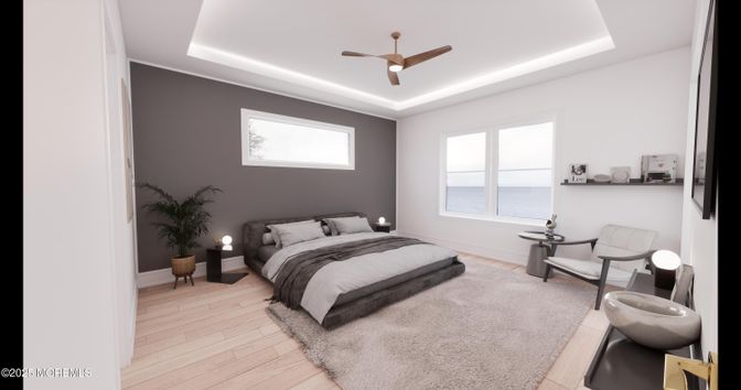 Bedroom, Interior, Water, Wood Texture Flooring