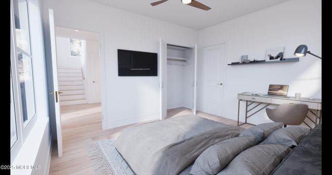 Home Office, Interior, Wood Texture Flooring