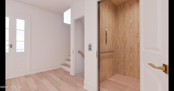 Elevator, Interior, Sauna Room