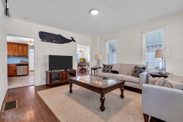 Interior, Kitchen, Living room, Wood Texture Flooring