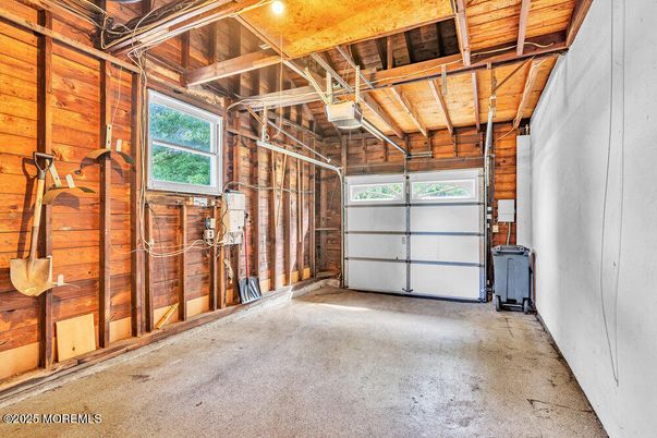 Garage, Interior, Wooden Beams, Wooden Ceilings, Wooden Walls