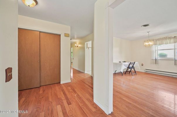 Chandelier, Interior, Wood Texture Flooring