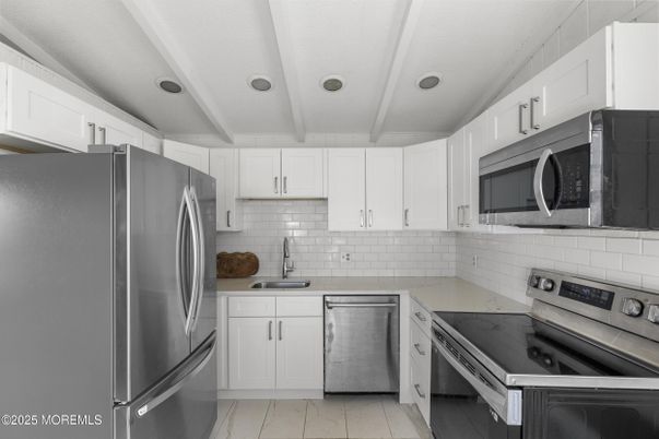 Interior, Kitchen, Recessed Lighting, Stainless Steel Appliances