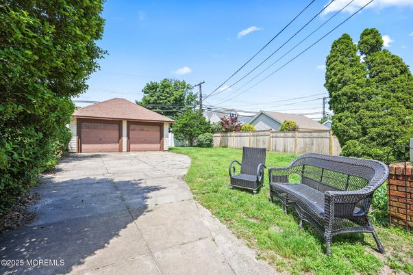 Backyard, Detached Garage, Exterior