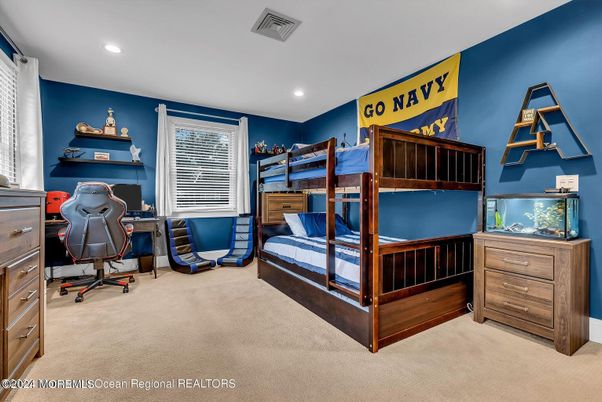 Bedroom, Home Office, Interior, Recessed Lighting