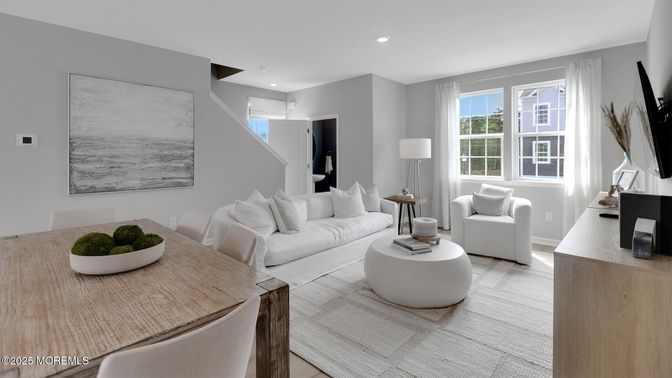 Interior, Living room, Recessed Lighting