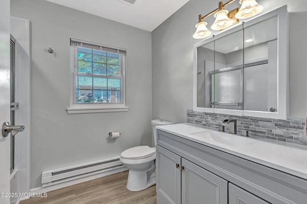 Bathroom, Interior, Wood Texture Flooring
