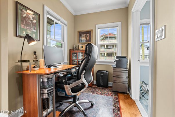 Home Office, Interior, Wood Texture Flooring