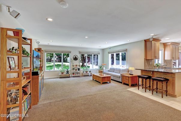Interior, Kitchen, Living room, Recessed Lighting