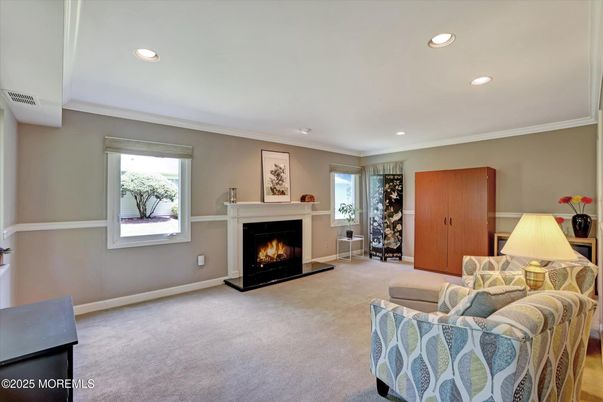 Fireplace, Interior, Living room, Recessed Lighting