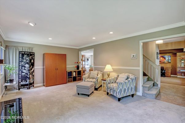 Interior, Living room, Recessed Lighting