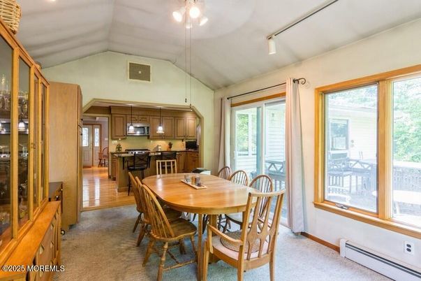 Dining room, Interior, Kitchen, Pendant Lights, Recessed Lighting