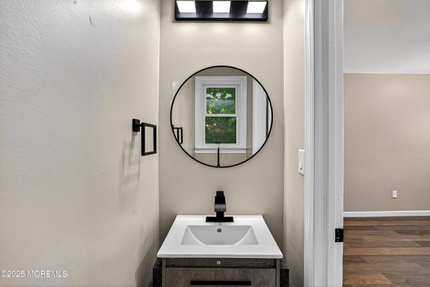 Bathroom, Interior, Wood Texture Flooring