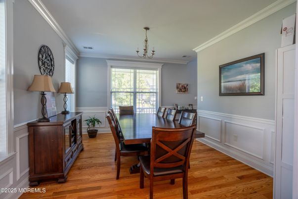 Dining room, Interior, Wood Texture Flooring