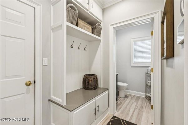Bathroom, Interior, Wood Texture Flooring