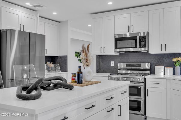 Interior, Kitchen, Recessed Lighting, Stainless Steel Appliances