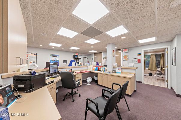 Home Office, Interior, Recessed Lighting