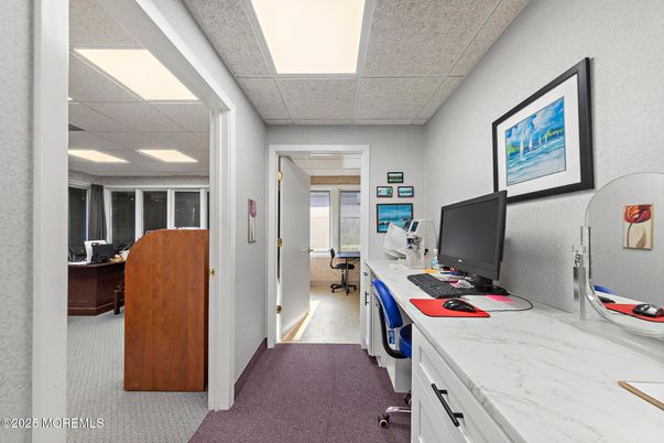 Home Office, Interior, Recessed Lighting