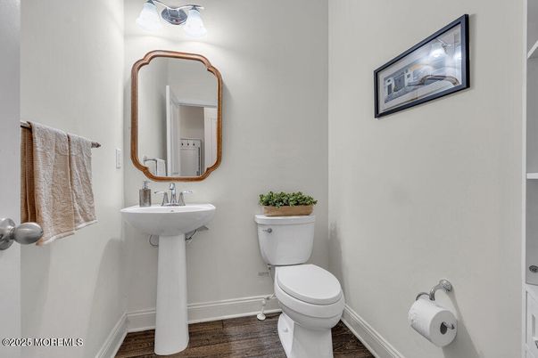 Bathroom, Interior, Wood Texture Flooring