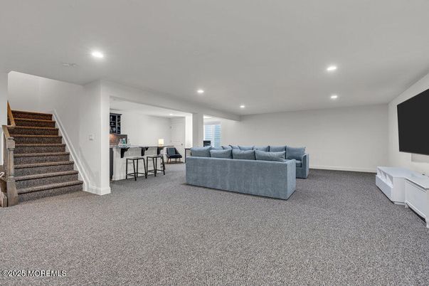 Interior, Living room, Recessed Lighting