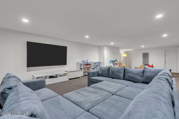 Interior, Living room, Recessed Lighting