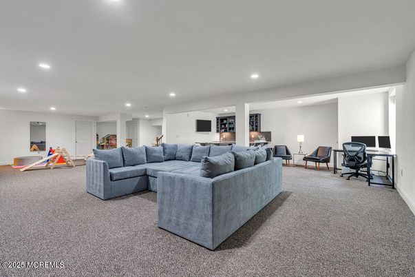 Home Office, Interior, Living room, Recessed Lighting